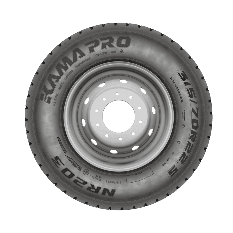 Автошина KAMA PRO NR 203 315/70 R22.5 154/150L Автошина KAMA PRO NR 203 315/70 R22.5 154/150L