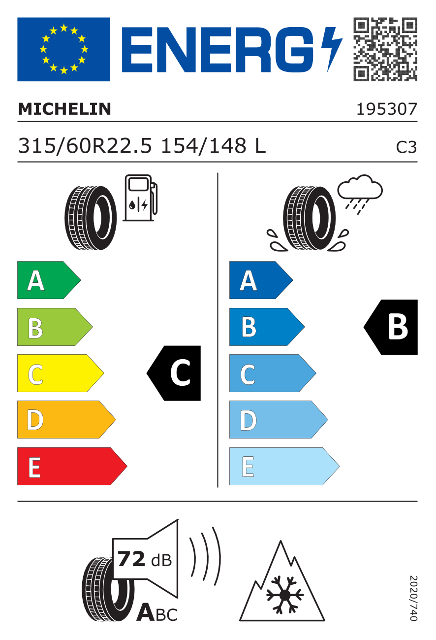 Michelin X Multi Z 315/60 R22.5 TL
