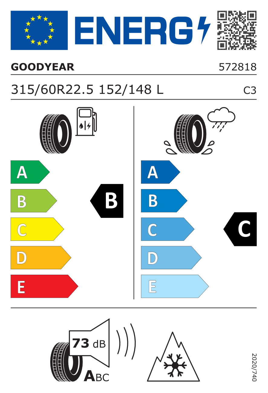 Goodyear FUELMAX D GEN-2 315/60 R22.5 Goodyear FUELMAX D GEN-2 315/60 R22.5