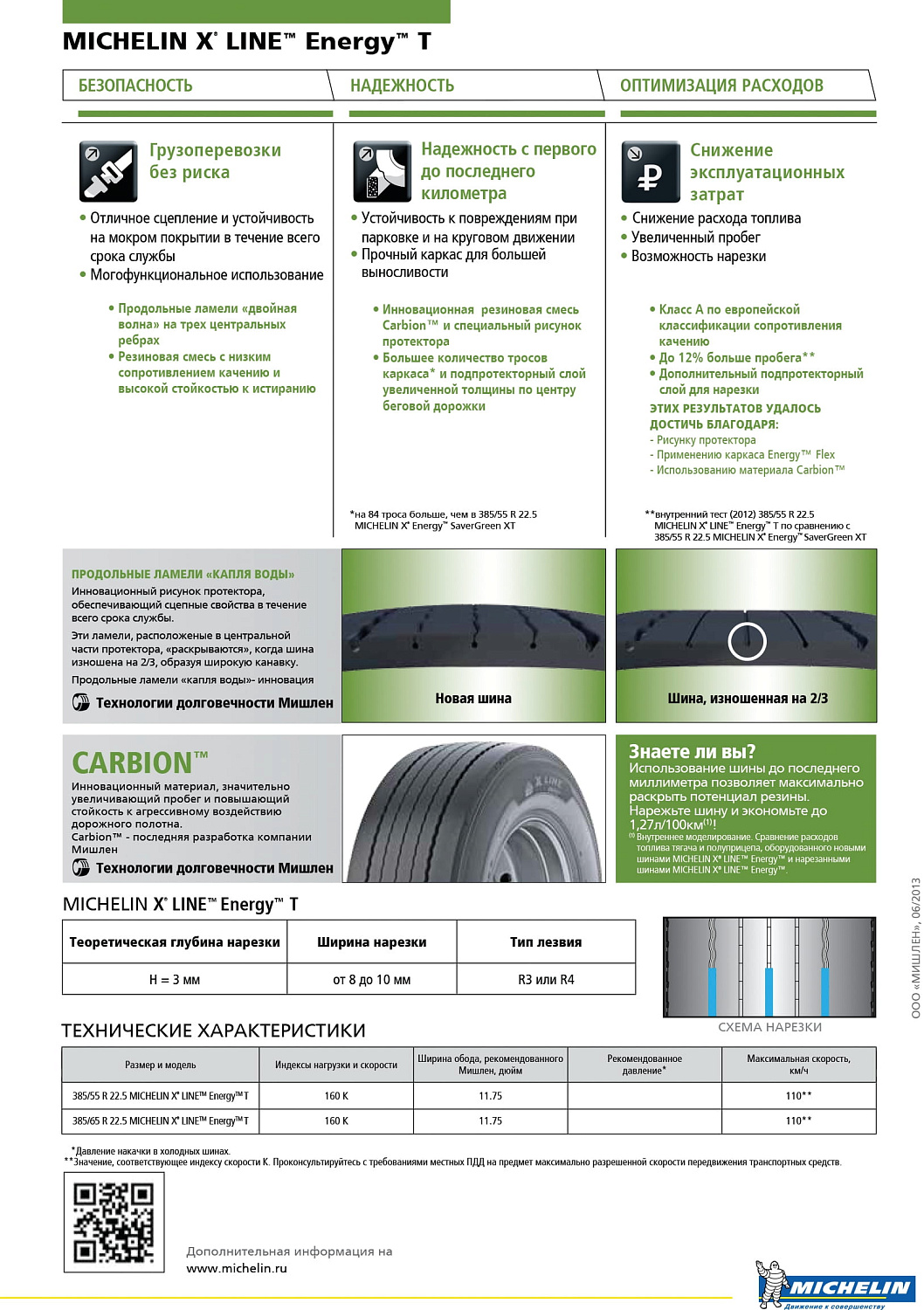 Michelin X Line Energy T 385/55 R22.5