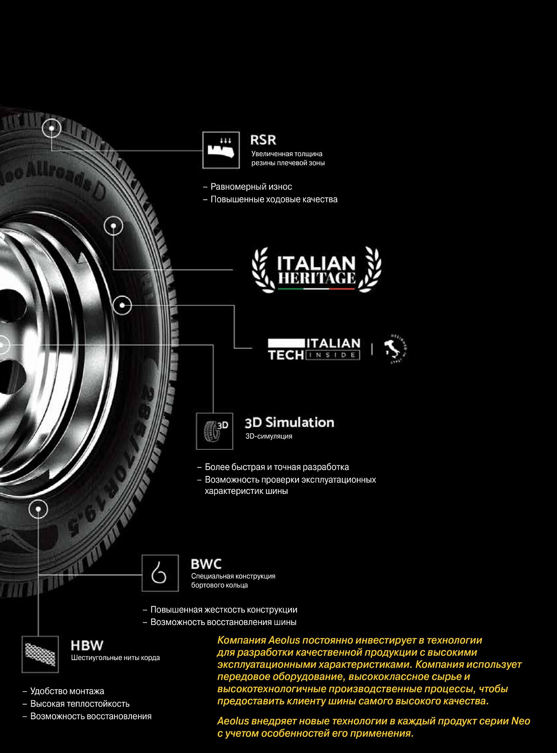 Aeolus NeoAllroadsS 315/70R22.5-18TL